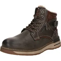 Mustang Boots stringati cognac / grigio