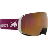Red Bull Spect Eyewear - Masque de ski avec écran de rechange - Jon White Purple - Red With Purple Mirror - Bianco