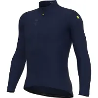 ALÉ Pragma Fondo 3.0 L/S Jersey Maglietta da ciclismo Uomo (L, blu)