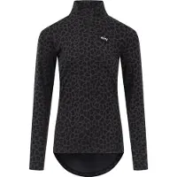 Eivy - Intimo termico donna in Lana - Journey Merino Wool Top Black Leopard - Taglia S - Nero