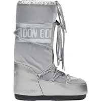 Moon Boot per donna. 80D1401680 Stivali con icona argento (35/38), Basso, Nessuno, Casual, Neve