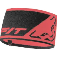 Dynafit Leopard Logo Headband Fascia sportiva per la fronte (58 cm, rosso)