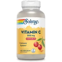 Solaray Compresse Vitamin C 500mcg Vitamins Ciliegia 100 Unità