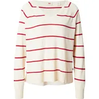 Levi's Petal Vneck Sweater Stephanie Stripe Buttercream Taglia: XS | Maglioni a maglia Outlet | Donna