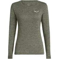 Salewa Women's Puez Melange Dry L/S Tee Maglia funzionale Donna (46, olivia)