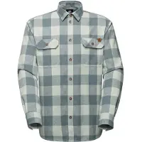 Mammut Tamaro Longsleeve Shirt Camicia Uomo (XXL, grigio/turchese)