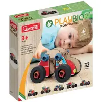 Quercetti Veicolo In Legno Playbio 32 Pezzi