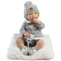 MuÑecas Guca Alex Baby Reborn Senza Capelli 42-46 Cm