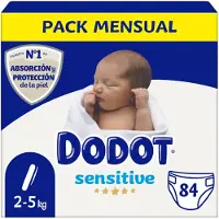 Dodot Sensitive Newborn Taglia 1 2-5kg 84 unità — Pannolino