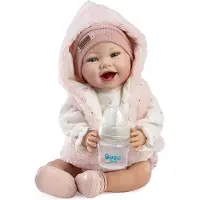 MuÑecas Guca Elsa Baby Reborn Senza Capelli 42-46 Cm