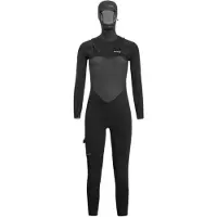 Orca Muta In Neoprene A Maniche Lunghe Con Cappuccio E Cerniera Sul Petto Da Donna Tango V2 4/3 Mm