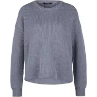 Stoic Women's Heavy MerinoKnit MMXX.Rutvik Sweater Pullover in lana merino Donna (S, grigio)
