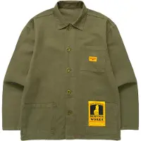 Service Works - Camicia in cotone biologico - Classic Chore Shirt Olive per Uomo in Cotone - Taglia M - Kaki