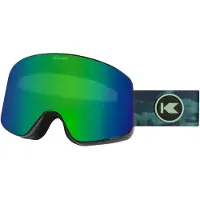 Knockaround - Maschera da sci - Slingshots Green Machine / Revo Caribbean Blue - Verde