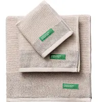 Benetton Set Di Asciugamani Da Bagno 450gsm 3 Unità