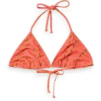 Scotch & Soda Reversible Printed Bikini Top House Of Mirrors Blue Taglia: M | Bikini Outlet | Donna | Blu
