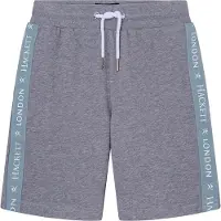 Hackett London per ragazzo. HK580876 Pantaloncini con nastro grigio (9Años= 134cm), Casual, Cotone, moda per bambini