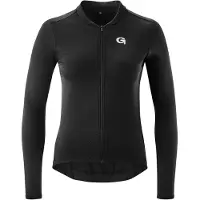 Gonso Women's Sitivo Jersey Longsleeve Maglietta da ciclismo Donna (44, nero)