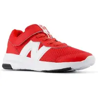 New Balance unisex per bambino. PT578V1 578v1 Bungee Lace Sneakers Rosse (30), Rosso, Basso, Stringhe, Velcro, Casual, Sportivo, Multisport,