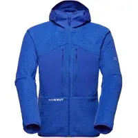Mammut Eiger Nordwand Pro Midlayer Air Hooded Jacket Giacca in pile Uomo (S, blu)