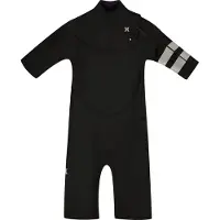 Hurley Air 2/2mm Spring S/S Tuta in neoprene Uomo (S, nero)