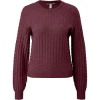 s.Oliver -qs Pullover Burgundy Taglia: L | Maglioni a maglia Outlet | Donna | Marrone