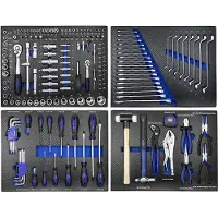 JBM Set Di 4 Moduli In Carbonio Eva Per Carrello Portautensili