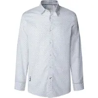Pepe Jeans per uomo. PM3090837 Camicia bianca di Craig (XL), Bianco, Casual, Cotone, Manica lunga
