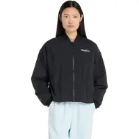 New Balance per donna. WJ53500 Giacca bomber in tessuto rivisitata, nera (L), Nero, Casual, Nylon
