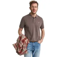 Gant per uomo. 2210 Polo in piqué Regular Fit Shield marrone (XL), Casual, Cotone, Manica corta