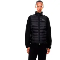 EA7 per donna. 7W000472_AF12477 Gilet trapuntato ripiegabile Core Black (L), Nero, Casual, Poliamide