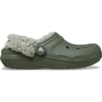 Crocs Scarpe Classic Fleece Lined Clog donne - Kaki - 42 / 43