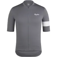 Rapha Core Jersey Maglietta da ciclismo Uomo (XS, grigio)