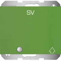 Berker 41517113 Presa SCHUKO con interruttore di protezione e LED, Kx verde
