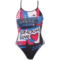 Turbo Costume Da Bagno Con Spalline Sottili London Love