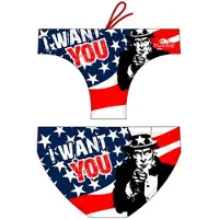 Turbo Costume Da Bagno A Slip I Usa Want You Waterpolo