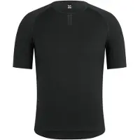 Rapha Merino Base Layer Short Sleeve Intimo lana merinos Uomo (S, nero)