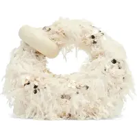 JW PEI Borsa A Mano Abacus Faux Fur