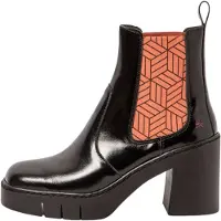 Art per donna. 119831101003_001 Stivali in pelle nera Berna del 1983 (41), Nero, 5 a 8cm, Nessuno, Casual