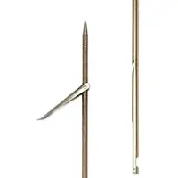 Picasso Asta Con Aletta Singola Gold Inox Stainless Steel Round Notch 6.5 Mm