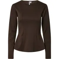Pieces Top A Maniche Lunghe | Marrone | M