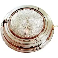 Goldenship Luce Di Cortesia Con Interruttore Acciaio Inossidabile 110 Mm 12v 10w