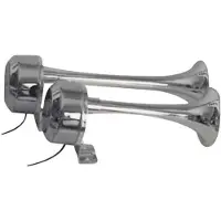 PLASTIMO Doppio Corno Acciaio Inossidabile 12v