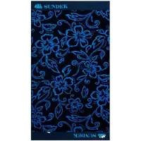Sundek Asciugamano Jacquard Terry Hibiscus Pattern