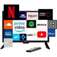 Blugy Televisore Smart Led Hd Da 23.8 Pollici 1920x1080 Pixel 12v