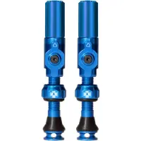 Muc Off Tubeless Valves Big Bore Hybrid Valvola per bicicletta (35 mm, blu)