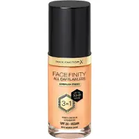 Max Factor Long-lasting makeup Facefinity 3 in 1 (All Day Flawless) 30 ml - Tonalità: 70W Warm Sand