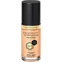 Max Factor Facefinity All Day Flawless 3 In 1 Foundation W62-Warm Beige 30ml