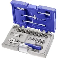 Expert Set di chiavi a bussola e cricchetti BY FACOM - Esagono - 1/4" - 19 pezzi - E030700
