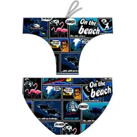 Turbo Costume Da Bagno A Slip New Comic Waterpolo